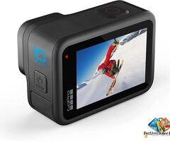 GoPro HERO10 Black - Waterproof Action Camera with Front LCD and Touch Rear Screens, 5.3K60 Ultra HD / 4