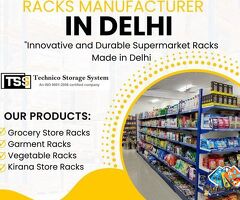 Top-Quality Supermarket Racks Manufacturer in Delhi - Contact Technico Storage System / 1