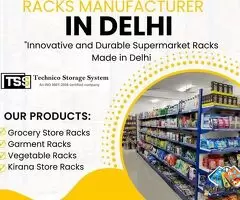 Top-Quality Supermarket Racks Manufacturer in Delhi - Contact Technico Storage System