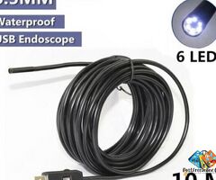 Waterproof Endoscope Mini HD Camera Snake Tube 7 mm Lens USB Inspection 6 LED Borescope Camera Inspe / 2