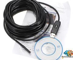 Waterproof Endoscope Mini HD Camera Snake Tube 7 mm Lens USB Inspection 6 LED Borescope Camera Inspe / 3