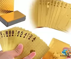 24 K Gold Plated Poker Playing 52 Cards  (Golden) / 4